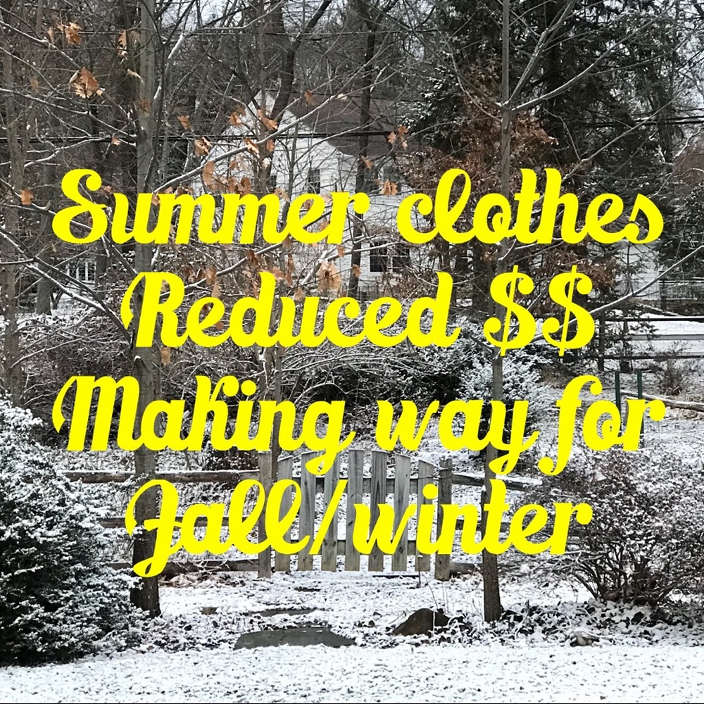 Autumn 🍂 Winter ❄️ on the way! Summer Sale
